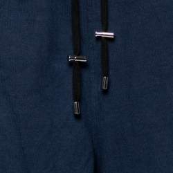 Balmain Navy Blue Cotton Jogger Pants S