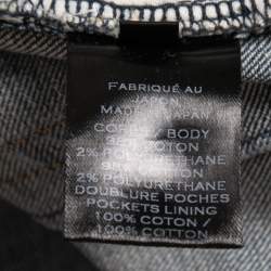 Pre Owned Balmain Blue Denim Biker Jeans L Waist:36"