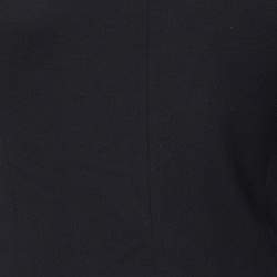 Pre Owned Balmain Black Wool Embellished Lapel Blazer M