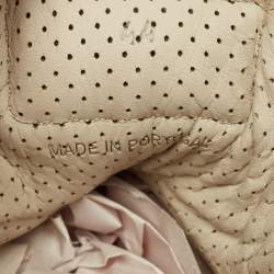 Pre Owned Balmain Size 44 Blue Denim and Suede High Top Sneakers