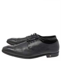 Balmain Black Leather Lace Up Derby Size 46