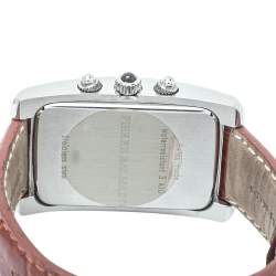 Pierre Balmain Silver Stainless Steel & Leather 5841 Men's Wristwatch 33 mm