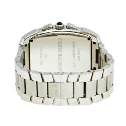 Pre Owned Balmain Grey Stainless Steel Arcade 5741 Men's Wristwatch 38 mm