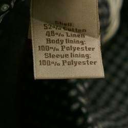 مملوكة مسبقًا Banana Republic Heritage Grey Button Front Slim Fit Blazer L