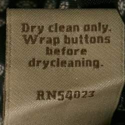 مملوكة مسبقًا Banana Republic Heritage Grey Button Front Slim Fit Blazer L