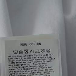 A Bathing Ape White City Logo Print Cotton Crew Neck T-Shirt XL