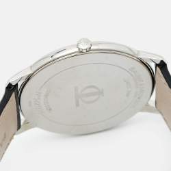 Pre Owned Baume & Mercier Black Stainless Steel Classima MOA08850 Men's Wristwatch 39 mm