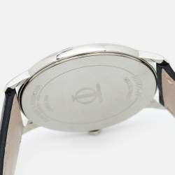 Pre Owned Baume & Mercier Black Stainless Steel Classima MOA08850 Men's Wristwatch 39 mm