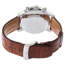 Baume & Mercier Black Stainless Steel & Leather Classima Executive 65533 Men's Wristwatch 42mm