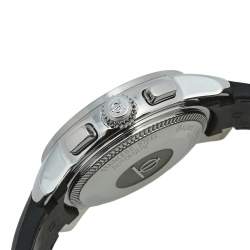 Baume & Mercier Blue Black Stainless Steel Rubber Capeland MV045216 Men's Wristwatch 39 mm 