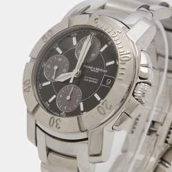 Baume & Mercier Black Stainless Steel Capeland S MOA08502 Men's Wristwatch 42 mm