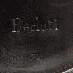 Berluti Brown Leather Lace Up Derby Size 41.5
