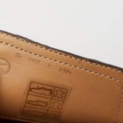 Pre Owned Berluti Brown Leather Slip On Loafers Size 43.5