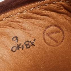 Pre Owned Berluti Brown Ombre Leather Playtime Lace Up Sneakers Size 43