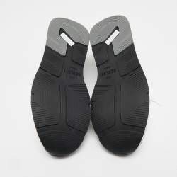 Pre Owned Berluti White/Black Leather Low Top Sneakers Size 42.5