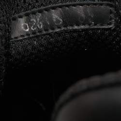 Pre Owned Berluti White/Black Leather Low Top Sneakers Size 42.5