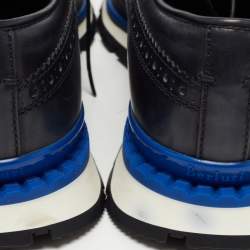 Pre Owned Berluti Two Tone Brogue Leather Fast Track Sneakers Size 40