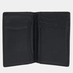 Berluti Olive Green Leather Scritto Card Case