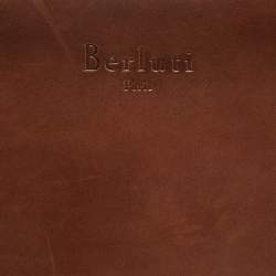 Pre Owned Berluti Nino Brown Leather Briefcase