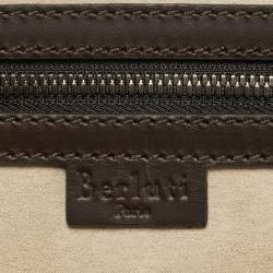 Pre Owned Berluti Nino Brown Leather Briefcase