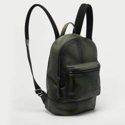 Pre Owned حقيبة ظهر برلوتي جلد سكريتو أخضر حجيم