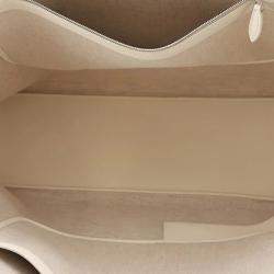 مملوكة مسبقًا Berluti Toile Malbeuf Tote Bag White Pvc Leather Size Xl