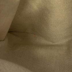 Pre Owned Berluti Calligraphy Tote Bag Green/Navy Leather Canvas