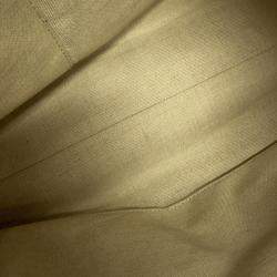 Pre Owned Berluti Calligraphy Tote Bag Green/Navy Leather Canvas