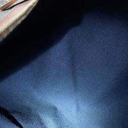 Pre Owned Berluti Signature 2-Way Travel Bag Black Leather