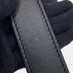 Pre Owned Berluti Signature 2-Way Travel Bag Black Leather