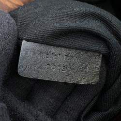 Pre Owned Berluti Signature 2-Way Travel Bag Black Leather