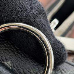 Pre Owned Berluti Signature 2-Way Travel Bag Black Leather