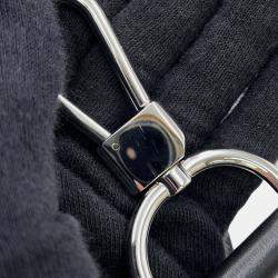 Pre Owned Berluti Signature 2-Way Travel Bag Black Leather