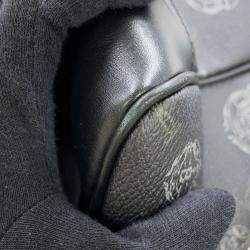 Pre Owned Berluti Signature 2-Way Travel Bag Black Leather