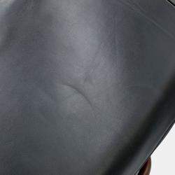 Pre Owned Berluti Signature 2-Way Travel Bag Black Leather