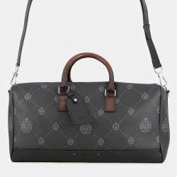 مملوكة مسبقًا Berluti Signature 2-Way Travel Bag Black Leather