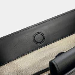 Pre Owned Berluti Calligraphy Mini Gray Leather Tote Bag