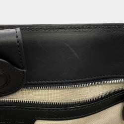 Pre Owned Berluti Calligraphy Mini Gray Leather Tote Bag