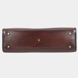 Pre Owned Berluti Cabas Toile Malbeuf Brown Canvas and Leather Tote Bag