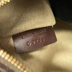 Pre Owned Berluti Cabas Toile Malbeuf Brown Canvas and Leather Tote Bag