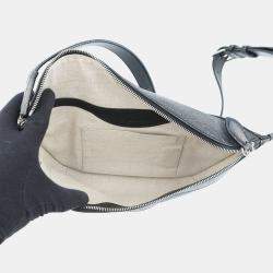 مملوكة مسبقًا Berluti Calligraphy Rider Bumbag Black Leather