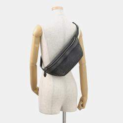 مملوكة مسبقًا Berluti Calligraphy Rider Bumbag Black Leather