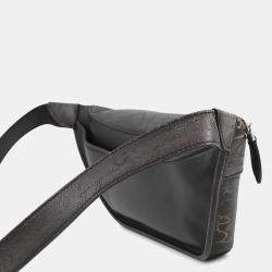 مملوكة مسبقًا Berluti Calligraphy Rider Bumbag Black Leather