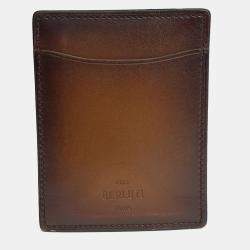 Pre Owned Berluti Brown Leather Wallet