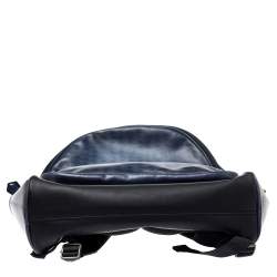 Berluti Blue/Black Ombre Printed Leather Backpack