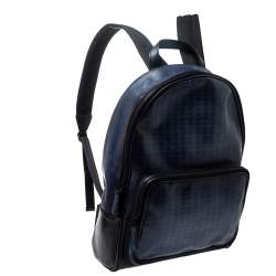 Berluti Blue/Black Ombre Printed Leather Backpack