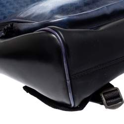Berluti Blue/Black Ombre Printed Leather Backpack
