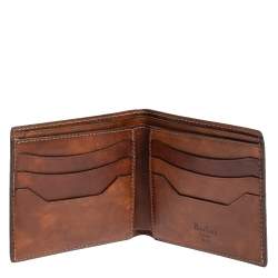 Berluti Brown/Green Leather Makore Bifold Wallet