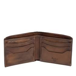 Berluti Tobacco Leather Makore Scritto Bifold Wallet