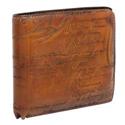 Berluti Tobacco Leather Makore Scritto Bifold Wallet